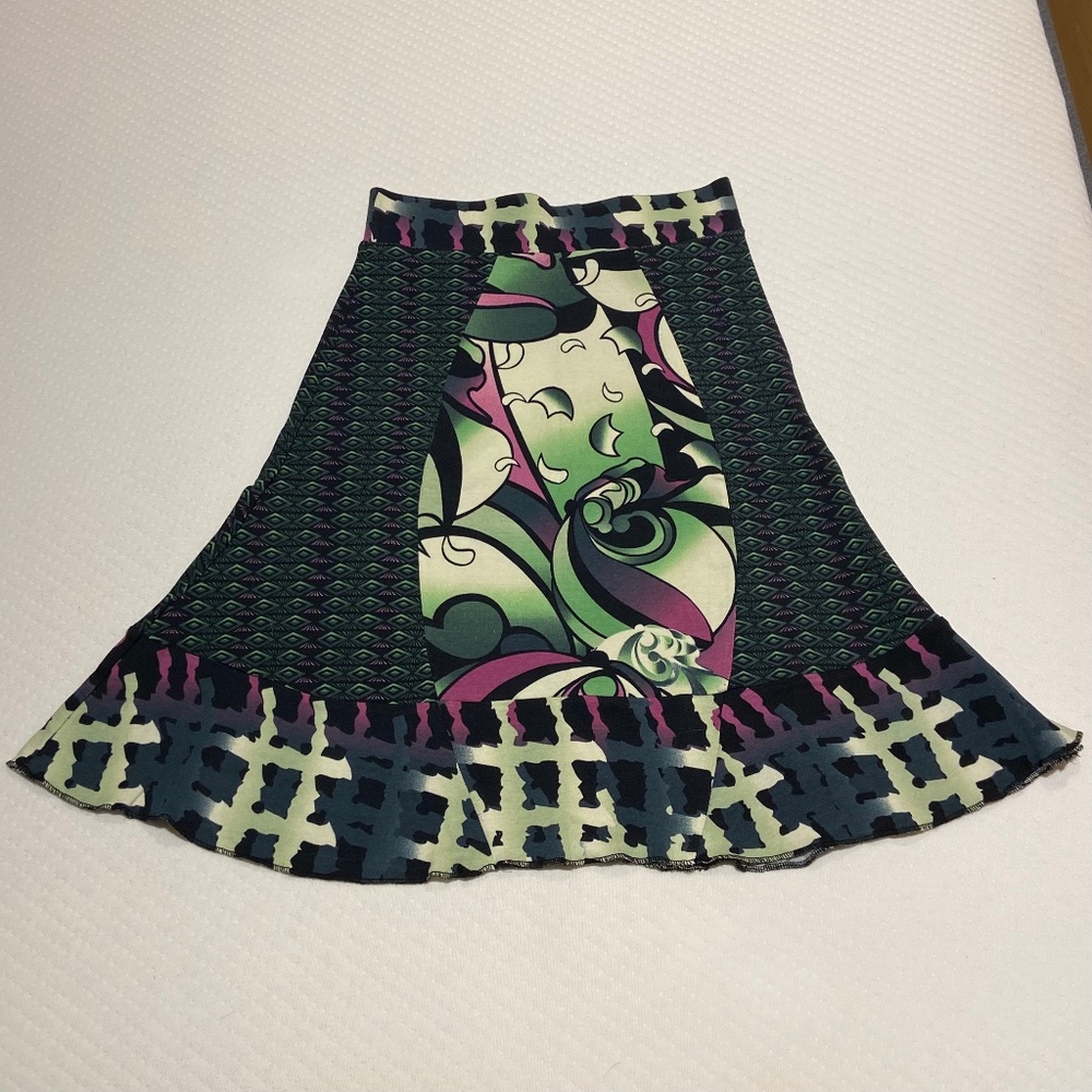 Profile multi-textured fabric skirt, size S - new with tags